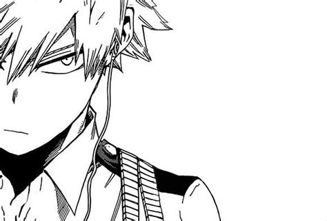 bakugou blanco y negro